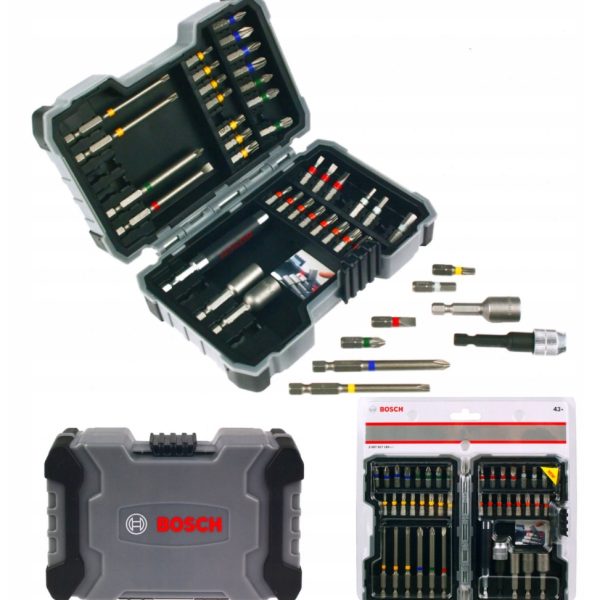 Bosch Professional 43 części | Zestaw bitów | HARD