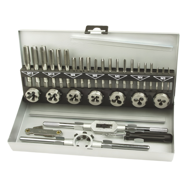 Mannesmann | ZESTAW GWINTOWNIKÓW I NARZYNEK 28 EL