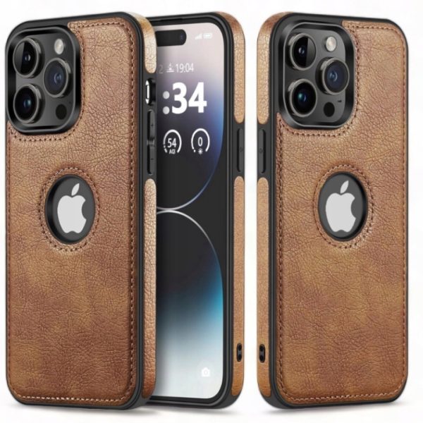 ETIU IPHONE 15 PRO |E- SKÓRA | PLECKI OBUDOWA SKÓRZANA | POKROWIEC SKÓRZANY