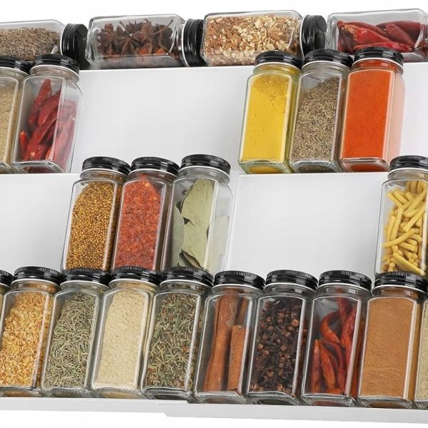 ORGANIZER NA PRZYPRAWY | DO SZUFLADY STOJAK | WKŁAD REGULOWANY 30 - 60cm