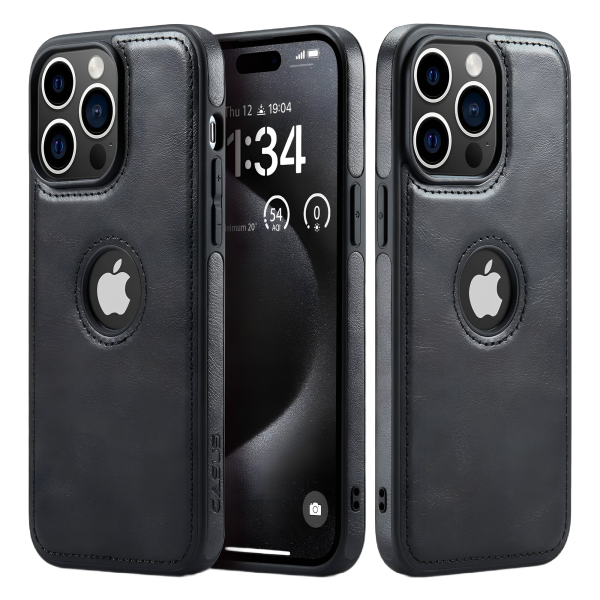 ETIU IPHONE 15 PRO | SKÓRA | PLECKI OBUDOWA SKÓRZANA | POKROWIEC SKÓRZANY