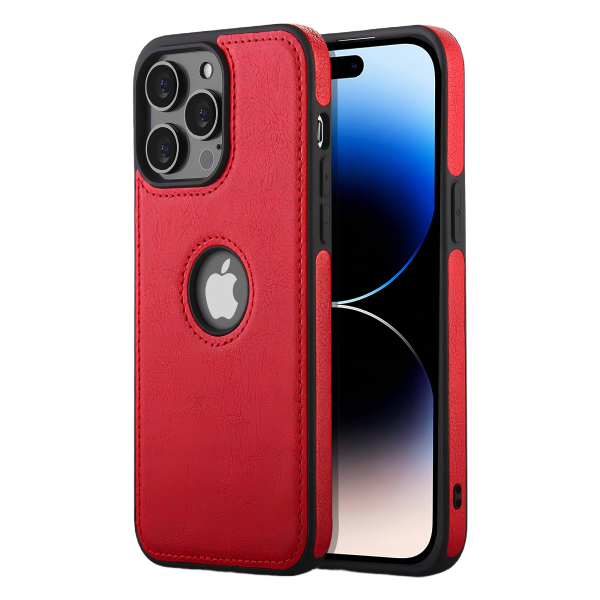 ETIU IPHONE 15 PRO | SKÓRA | PLECKI OBUDOWA SKÓRZANA | POKROWIEC SKÓRZANY