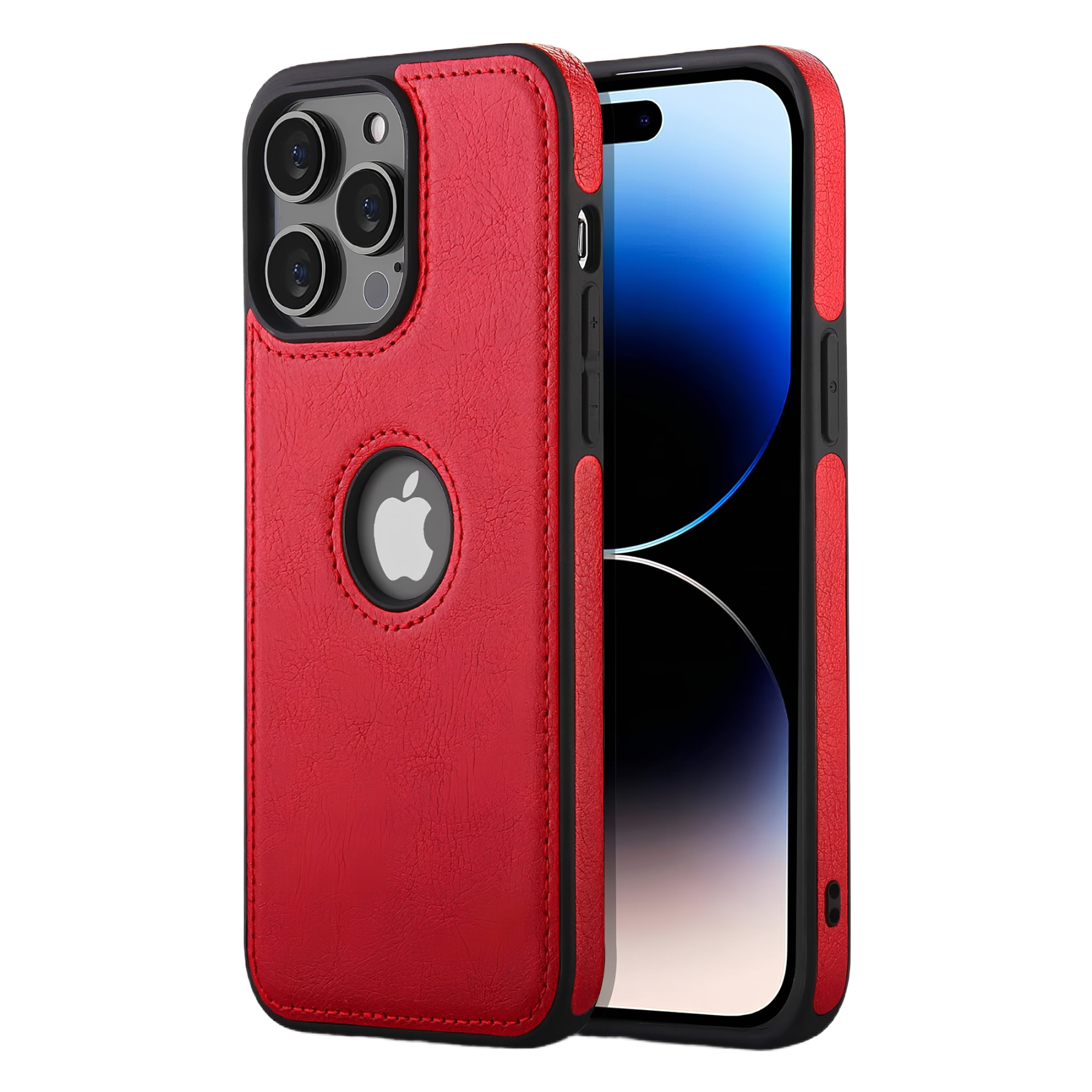 ETIU IPHONE 15 PRO | SKÓRA | PLECKI OBUDOWA SKÓRZANA | POKROWIEC SKÓRZANY