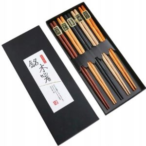 PAŁECZKI DO SUSHI 5 PAR PAŁECZEK | Z ZESTAW WIELORAZOWE 10 SZT | PREMIUM