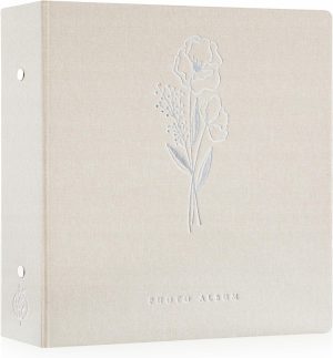 ALBUM FOTOGRAFICZNY NA ZDJĘCIA LNIANY 600 KIESZENI 11,5 x 15 cm BEŻOWY XL