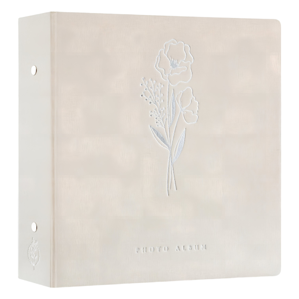 ALBUM FOTOGRAFICZNY NA ZDJĘCIA LNIANY 1000 KIESZENI 11,5 x 15 cm BEŻOWY XL