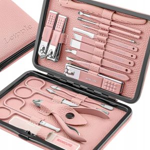 PROFESJONALNY ZESTAW DO MANICURE PEDICURE|PIELĘGNACJA PAZNOKCI|18 NARZĘDZI