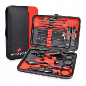 PROFESJONALNY ZESTAW PEDICURE |MANICURE|18 NARZĘDZI DO PIELĘGNACJI PAZNOKCI