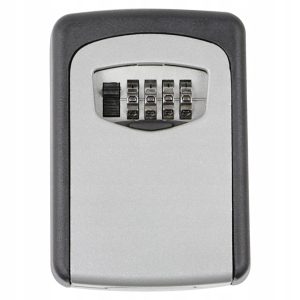 SEJF NA KLUCZE Z 4-CYFROWYM KODEM NUMERYCZNYM|SKRZYNKA NA KLUCZE|SZARY