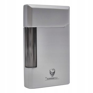 GERMANUS| Wytrzymała metalowa zapalniczka | srebrna