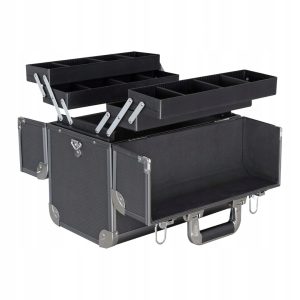 PUSTA WALIZKA NARZĘDZIOWA| ALUMINIOWA SKRZYNKA NA RYBY |36,5 x 35 x 22 cm