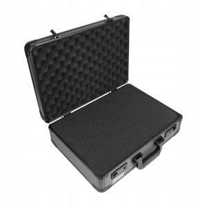 ALUMINIOWA WALIZKA NA AKCESORIA FOTOGRAFICZNE| LUB BROŃ| PIANKA RASTROWA