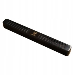 GERMANUS Nawilżacz do Cygara | Czarny | Długa Konstrukcja z Kryształkami