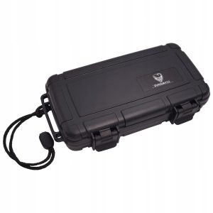 GERMANUS | Podróżne Etui Humidor |5 Cygar |Odporne na Wstrząsy | Kompaktowe