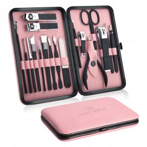 PROFESJONALNY ZESTAW PEDICURE |MANICURE|18 NARZĘDZI DO PIELĘGNACJI PAZNOKCI