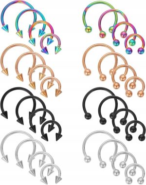 Pierścienie do przegrody nosowej 16G | Stal nierdzewna 316L | 32 szt.