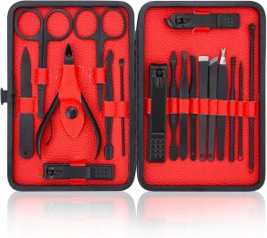 Zestaw do manicure i pedicure stal nierdzewna obcinacz do paznokci nożyczki