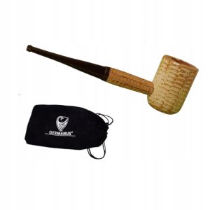 GERMANUS Fajka tytoniowa Corncob Premium Straight klasyczna, z etui żeglarz