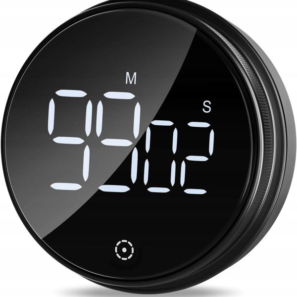 Minutnik Kuchenny Timer Czasomierz Stoper Cyfrowy Magnes Elektroniczny LED