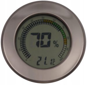 GERMANUS Kalibracyjny higrometr do humidora, cyfrowy - okrągły II