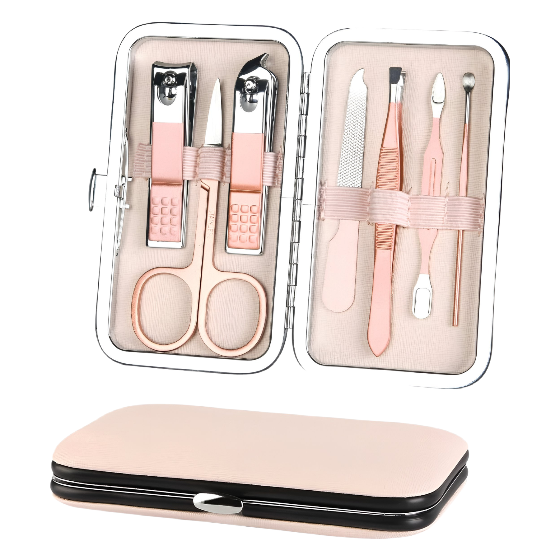 Profesjonalny zestaw manicure i pielęgnacji brwi zestaw podróżny skórzany