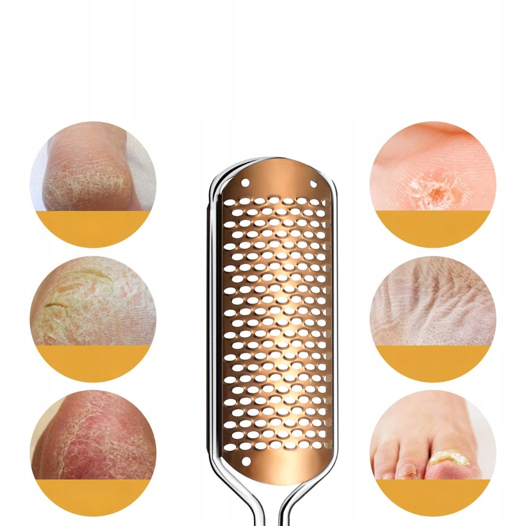 PROFESJONALNY PILNIK DO STÓP|USUWANIE ZROGOWACIAŁEJ SKÓRY| STAL NIERDZEWNA - obrazek 2