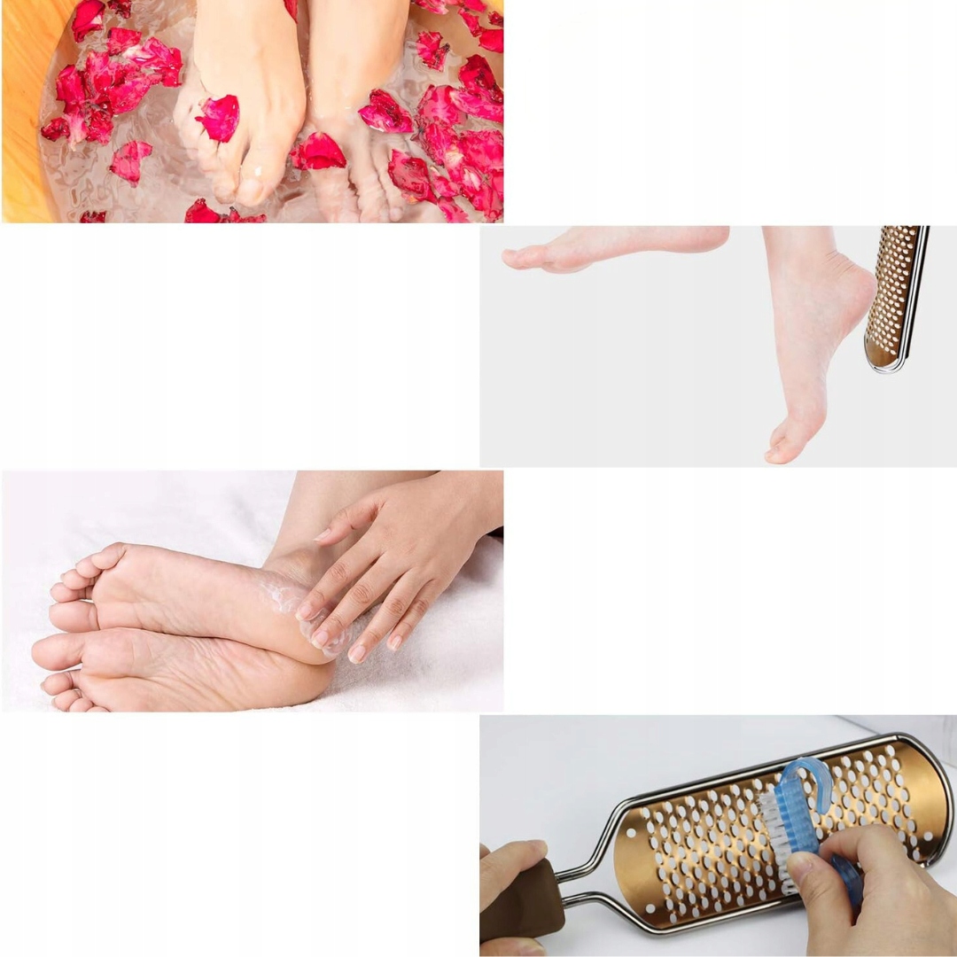 PROFESJONALNY PILNIK DO STÓP|USUWANIE ZROGOWACIAŁEJ SKÓRY| STAL NIERDZEWNA - obrazek 7