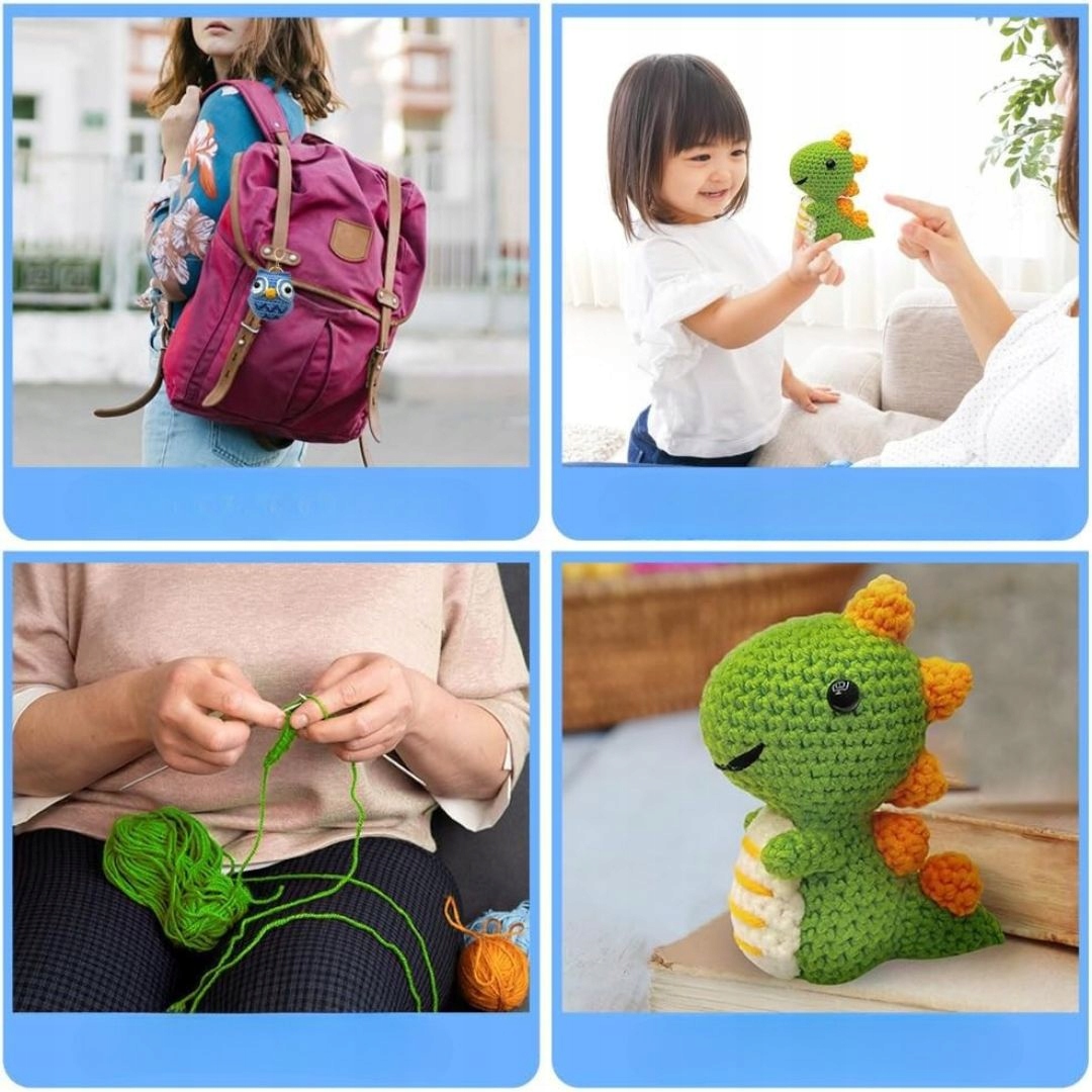 Zestaw do Szydełkowania dla Początkujących Pluszaki Instrukcje DIY - obrazek 6