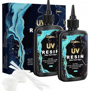 Żywica UV 500g, przezroczysta twarda do biżuterii, odlewania majsterkowania