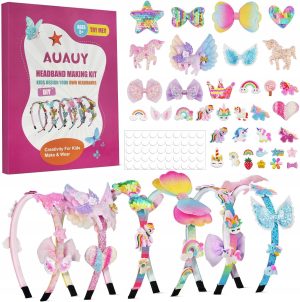 Zestaw do Robienia Opasek na Głowę Kreatywne Rzemiosło DIY dla Dziewczynek
