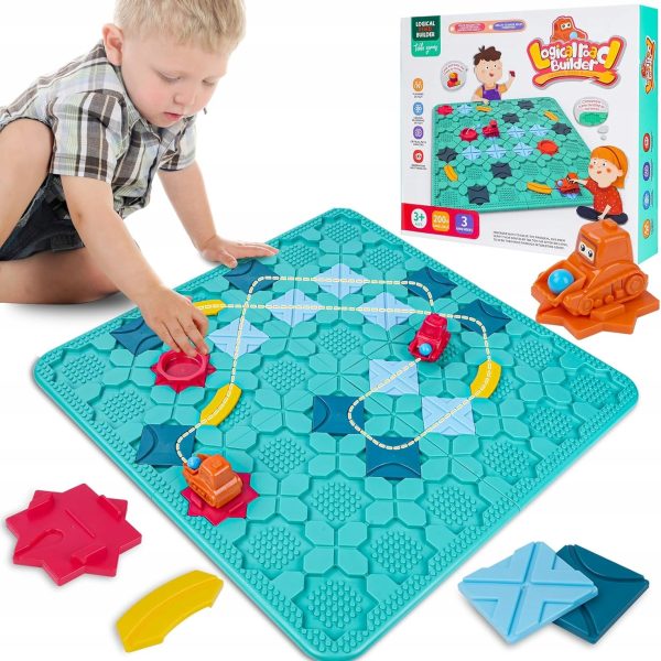 Gra Labirynt STEM Puzzle Biznesowa Ciężarówka Prezent 4-8 lat