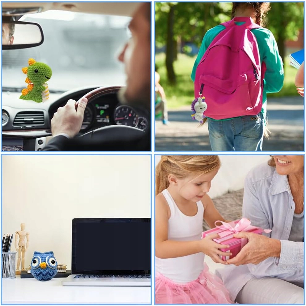 Zestaw do Szydełkowania dla Początkujących Pluszaki Instrukcje DIY - obrazek 4