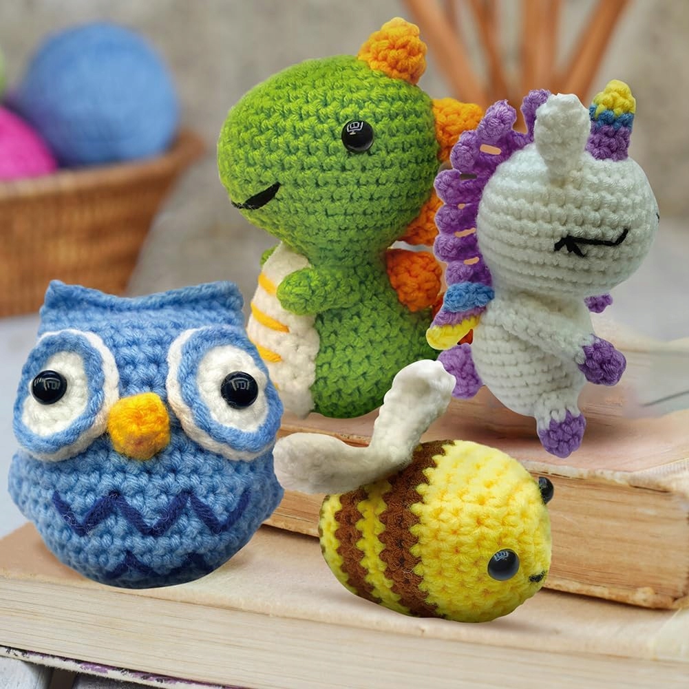 Zestaw do Szydełkowania dla Początkujących Pluszaki Instrukcje DIY - obrazek 3