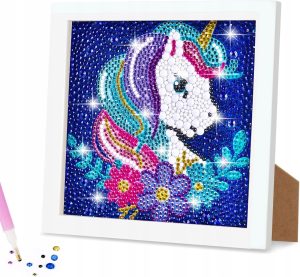 Zestaw do Malowania Diamentami 5D Anime - Kreatywne Rękodzieło Dla Dzieci