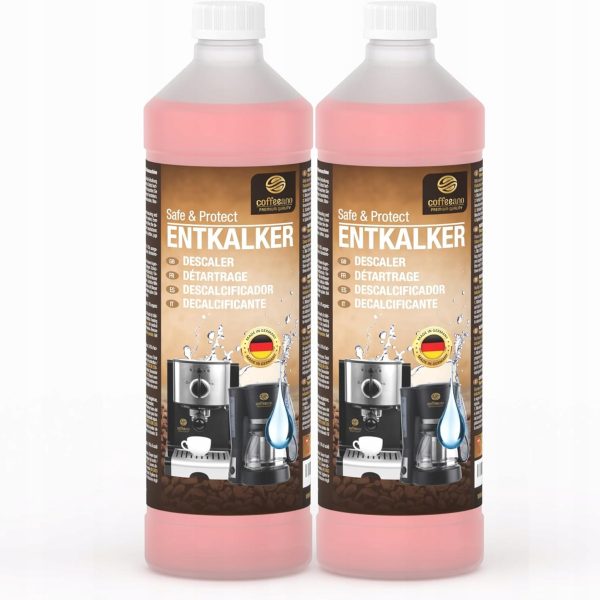 Coffeeano 2 x 750 ml odkamieniacz - skuteczne czyszczenie ekspresów do kawy
