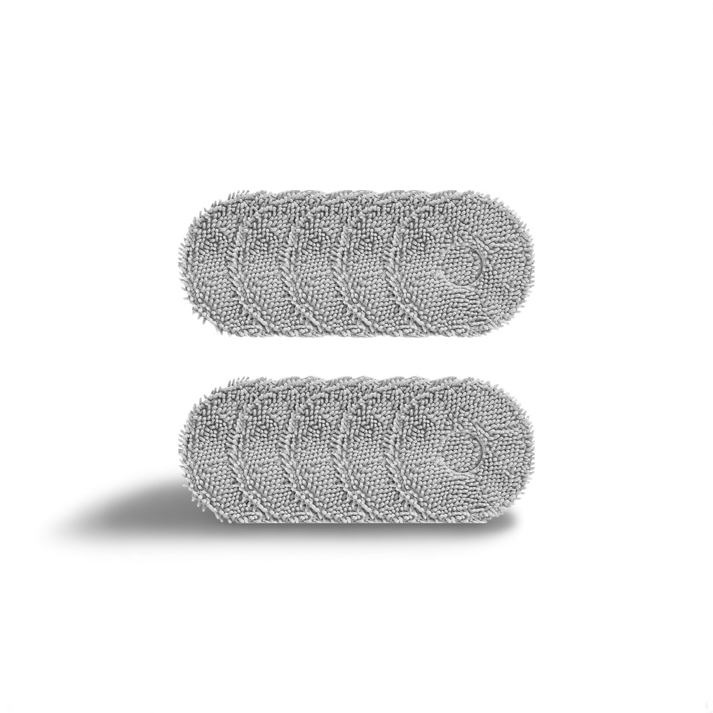 SOBEAU 10 chusteczek mopujących do Dreame/Xiaomi/Deebot szare