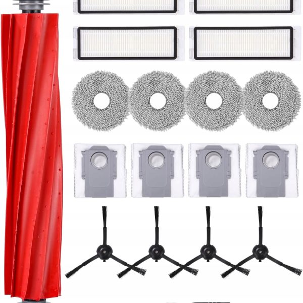 Zestaw Akcesoriów do Roborock Q Revo - Szczotki, Filtry, Worki, Ścierki