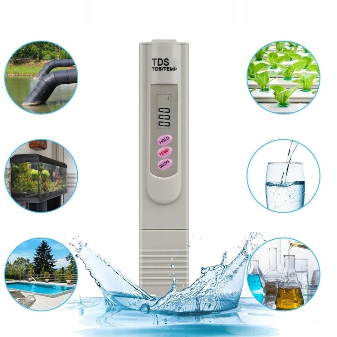 Tester jakości wody - miernik czystości wody PPM Tester wody TDS/Temp 2 w 1 - obrazek 7