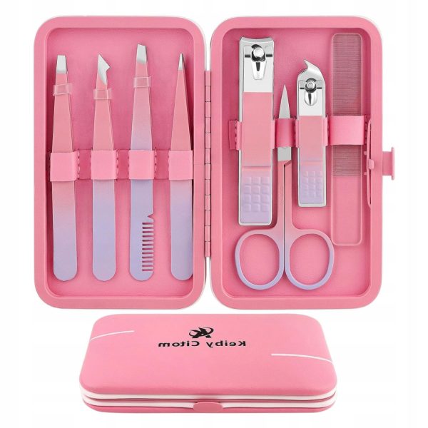 ZESTAW PRECYZYJNYCH PĘSET I OBCINACZY | ZESTAW DO USUWANIA WŁOSÓW| 8 SZT