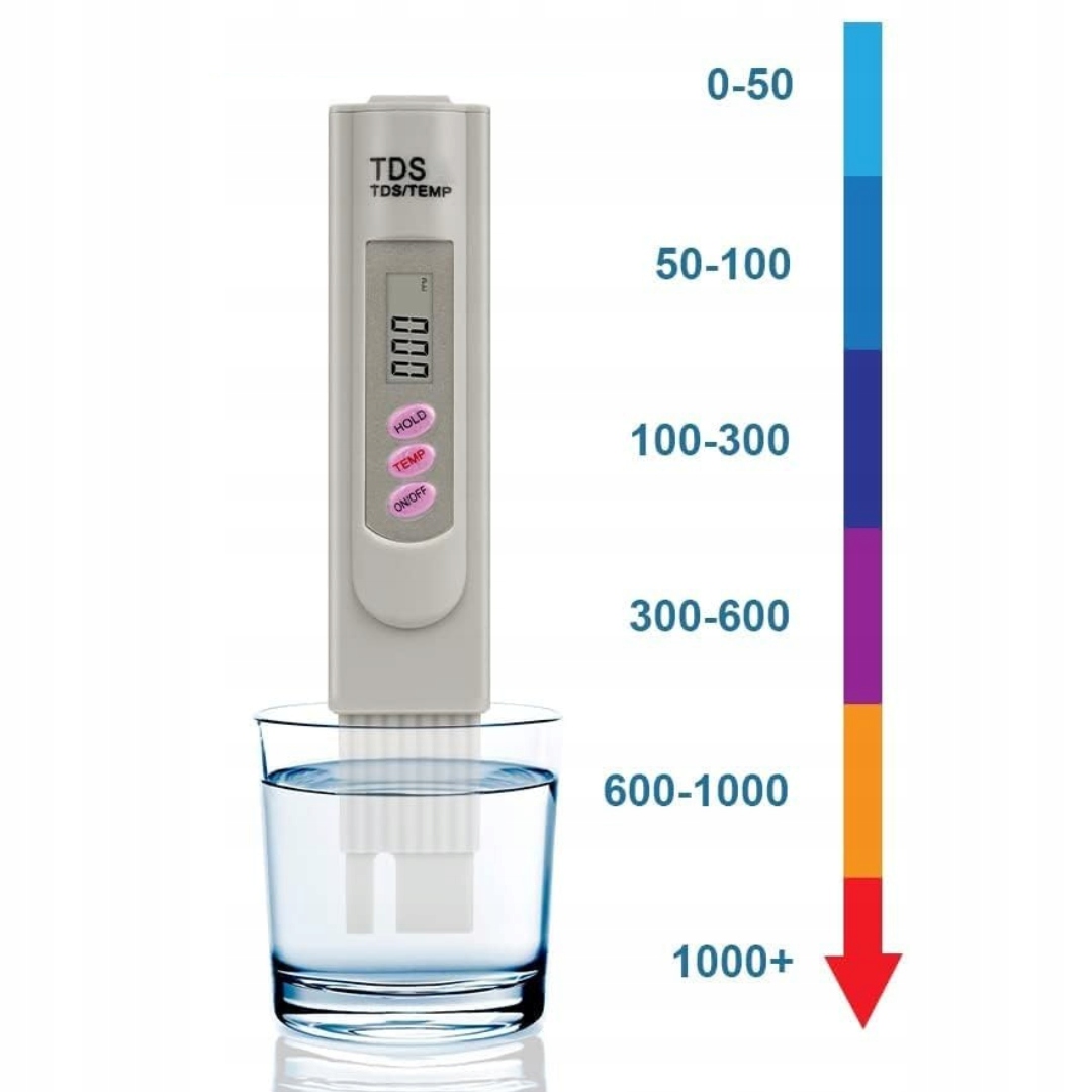 Tester jakości wody - miernik czystości wody PPM Tester wody TDS/Temp 2 w 1 - obrazek 4