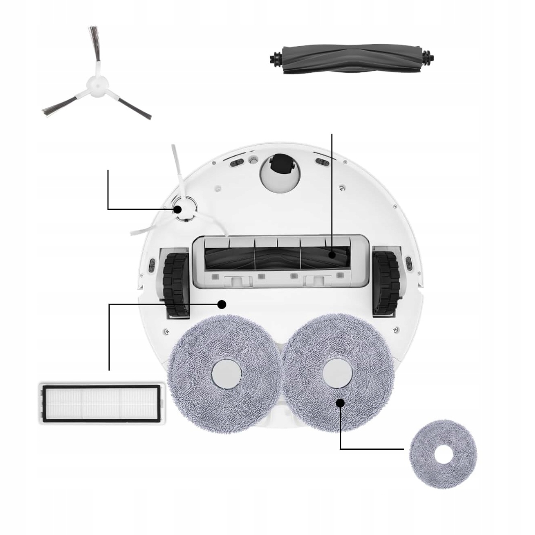 Zestaw Akcesoriów Dreame L10s Ultra: filtry, Mopy, Szczotki, Części - obrazek 7