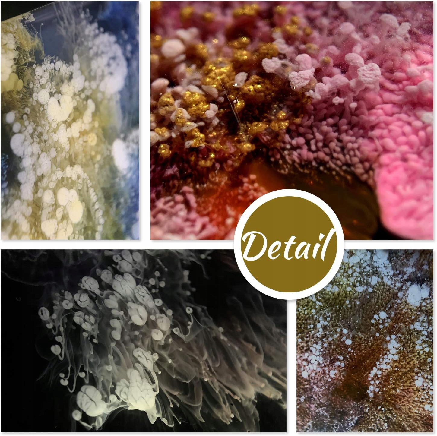 Zestaw Białego Tuszu Alkoholowego 120 ml - 2 Typy do Żywicy i Malarstwa - obrazek 3