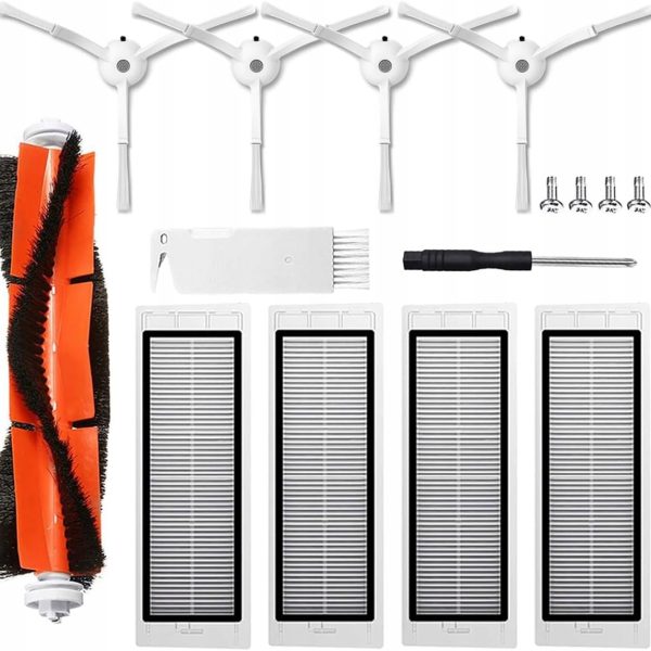 Akcesoria do Xiaomi Roborock S5 S6 S5 Max Szczotki, Filtry, Zestaw 11w1