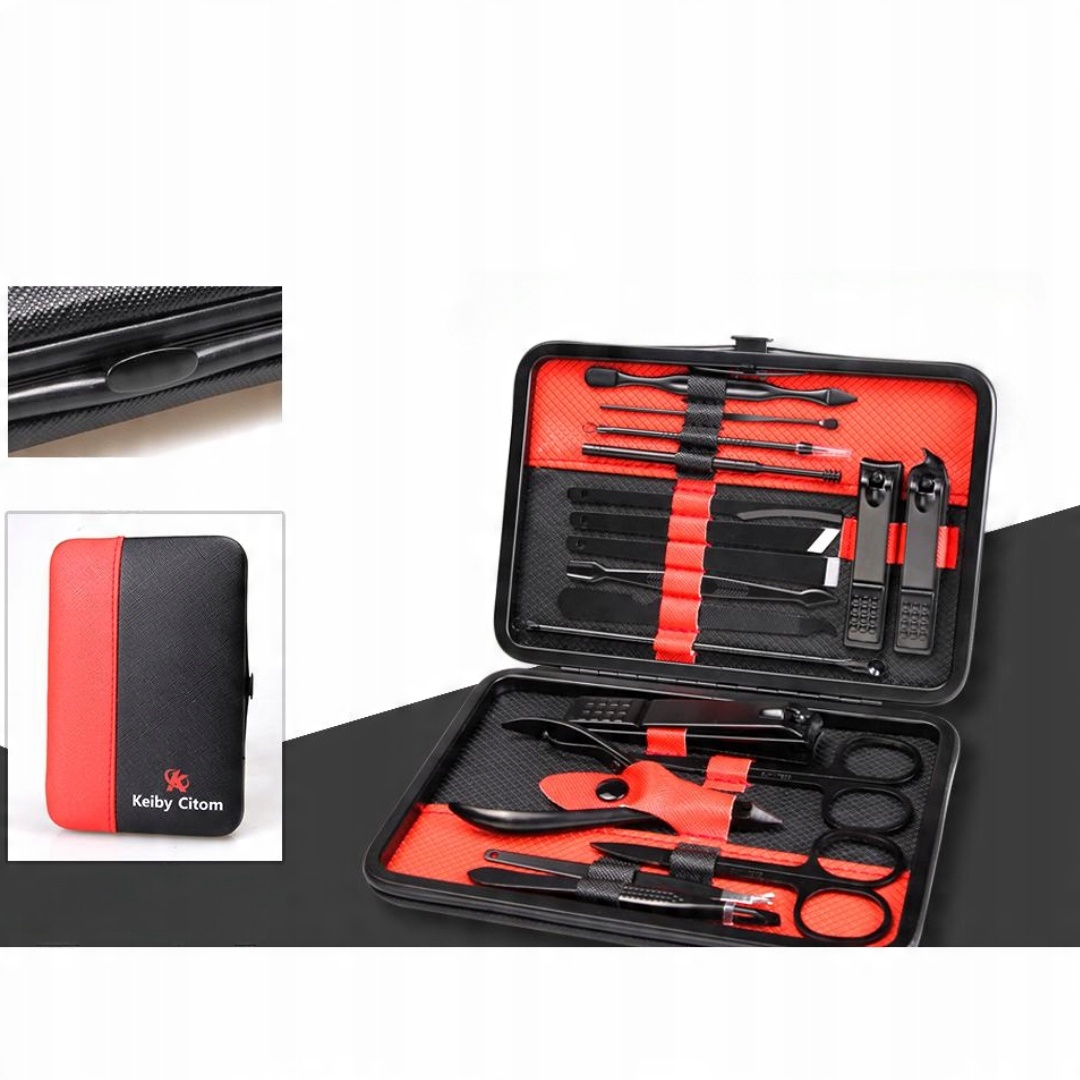 PROFESJONALNY ZESTAW PEDICURE |MANICURE|18 NARZĘDZI DO PIELĘGNACJI PAZNOKCI - obrazek 14