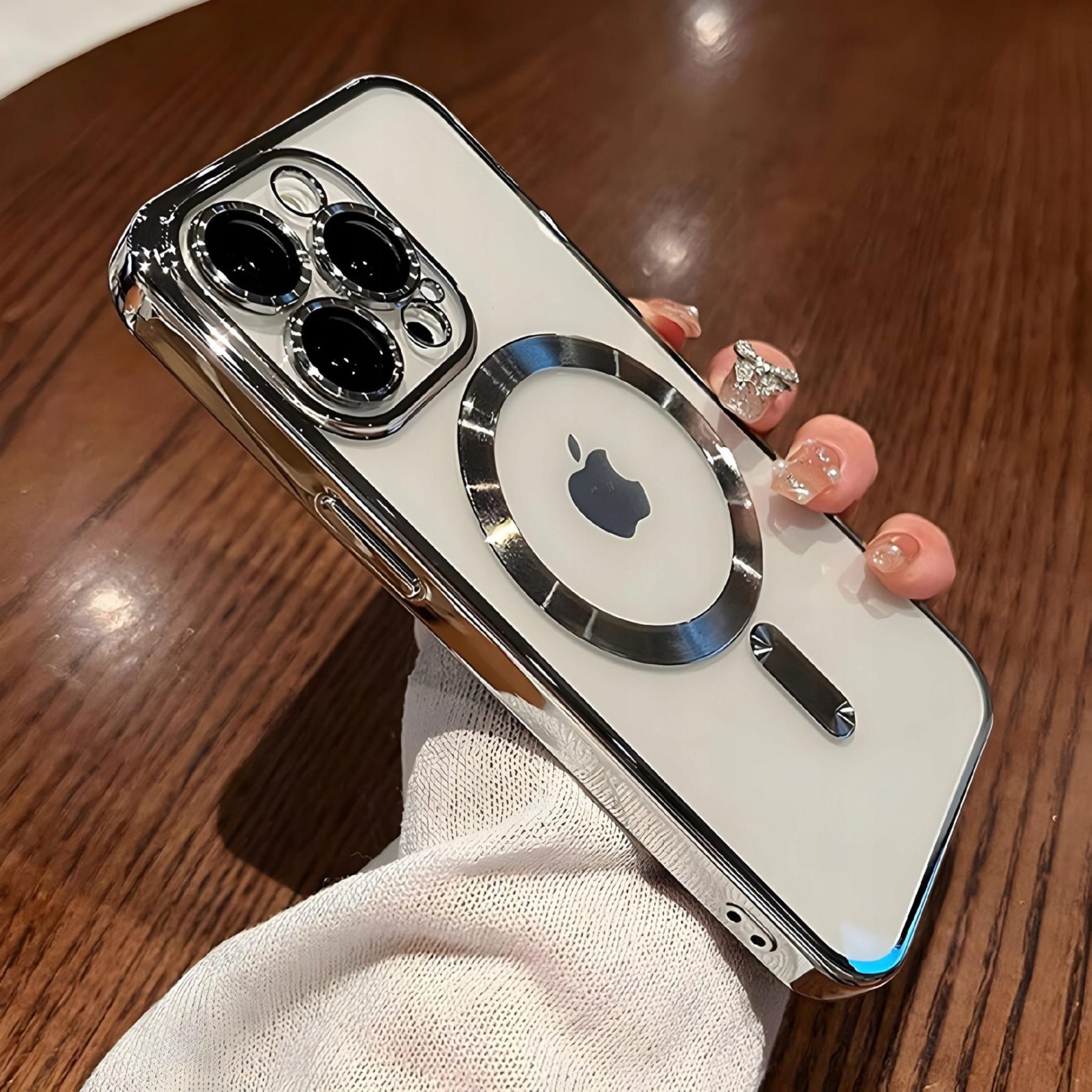 ETUI APPLE IPHONE 15 PRO CASE MAGSAFE OBUDOWA PLECKI COVER POKROWIEC FUTERA - obrazek 16