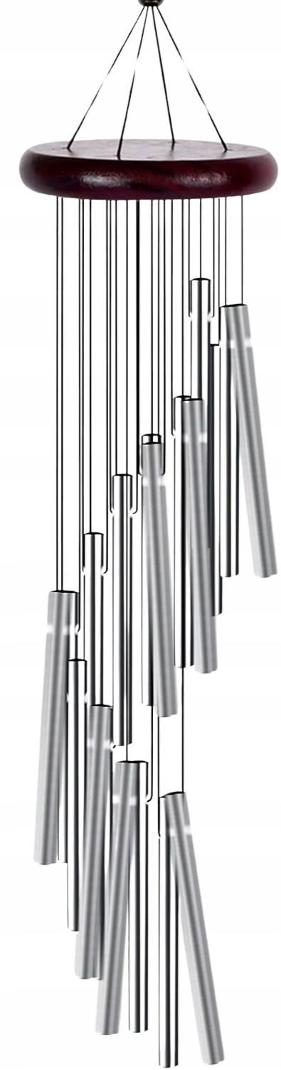 DZWONKI WIETRZNE OGRODOWE Z METALOWYMI RURKAMI DZWONEK WIETRZNY 58 cm - obrazek 6