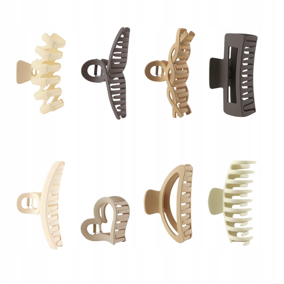 SPINKI DO GRUBYCH WŁOSÓW | ANTYPOŚLIZGOWE ZACISKI| DLA KOBIET| 8SZT - obrazek 3