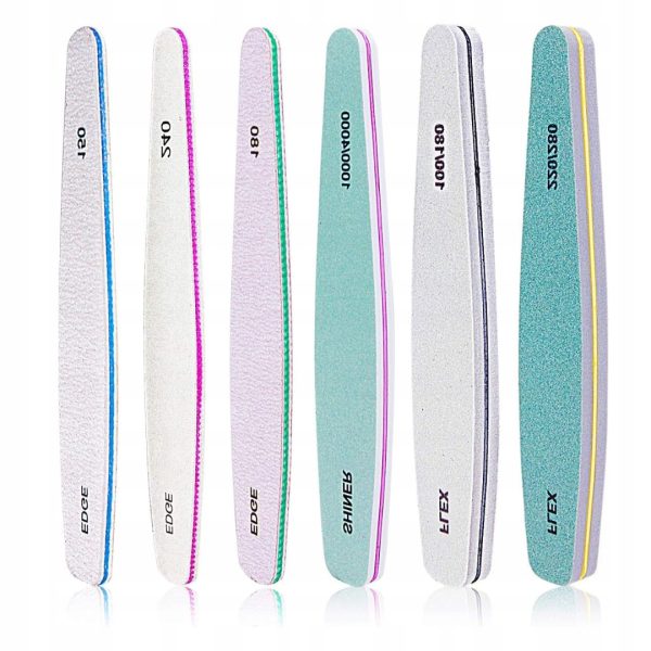 ZESTAW PILNIKÓW DO PAZNOKCI | PROFESJONALNE BUFORY| WIELOFUNKCYJNY| 6 SZT