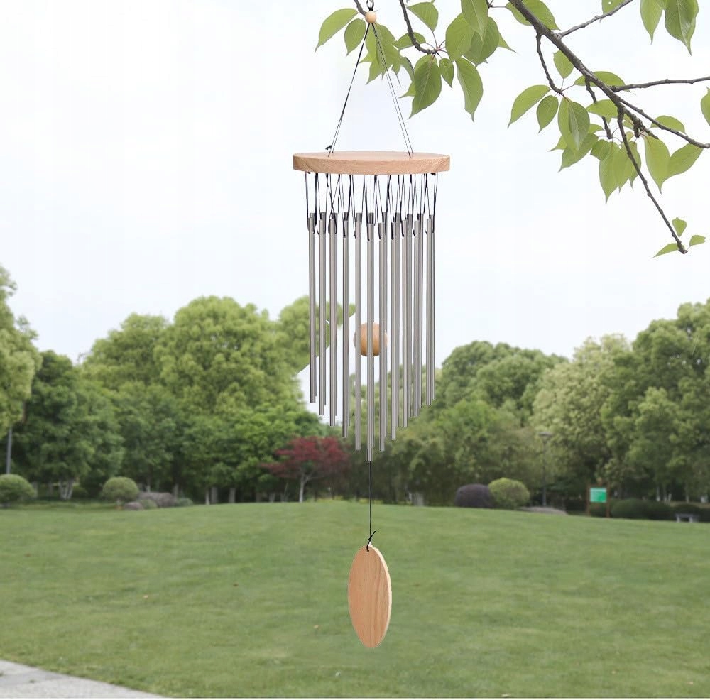 Dzwonki Wietrzne 22 Rury ze Stopu Aluminium - Do Ogrodu i Wnętrz - obrazek 3