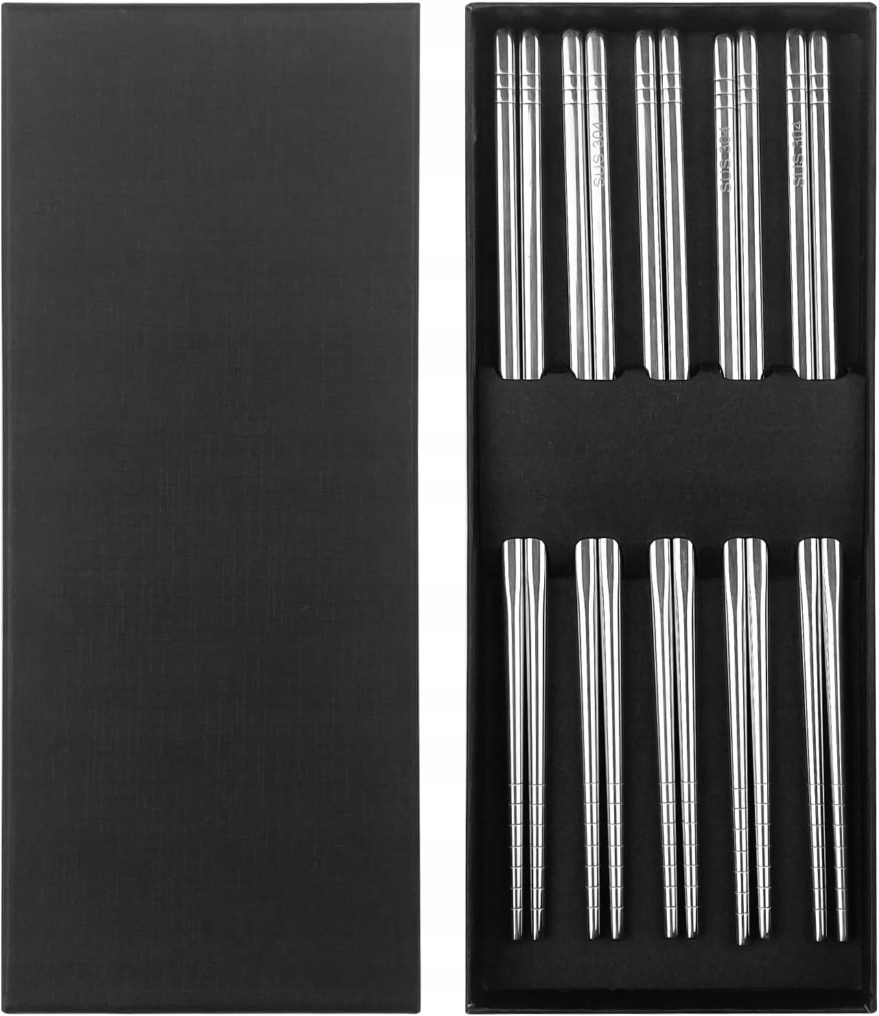 5 par Pałeczki ze stali nierdzewnej 304 szare, można myć w zmywarce - obrazek 5